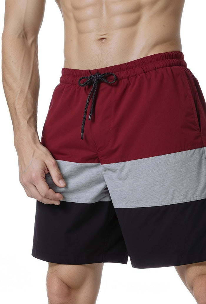 Short casual tricolor de hombre